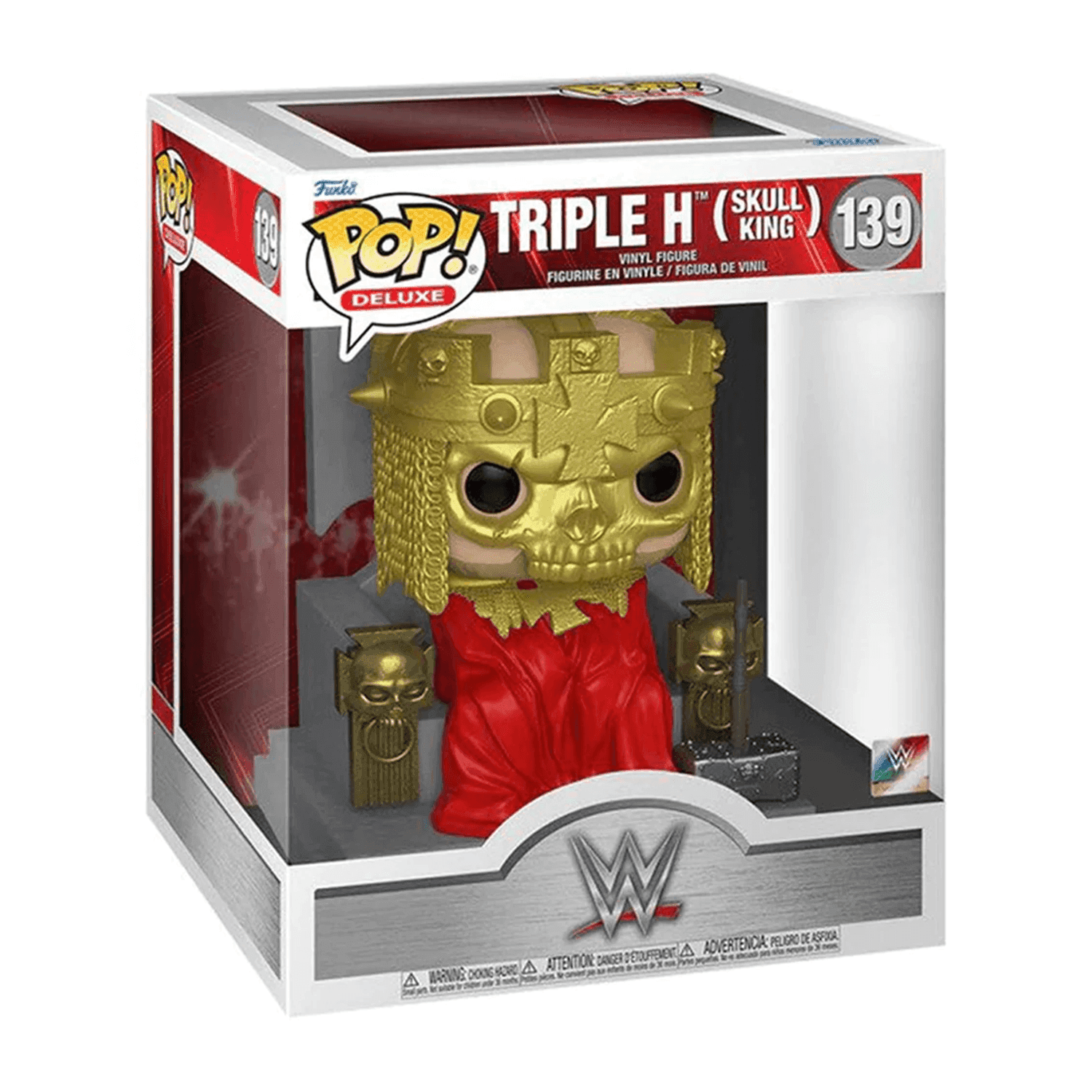 Funko Pop Deluxe! WWE : Triple H (Skull King) #139 - مجسمات مصارعة حرة Funko Pop Deluxe! WWE : Triple H (Skull King) #139 - مجسمات مصارعة حرة
