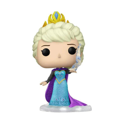 Funko Pop! Disney: Ultimate Princess - Elsa (DGLT)(Exc) #1024 - مجسمات أنمي