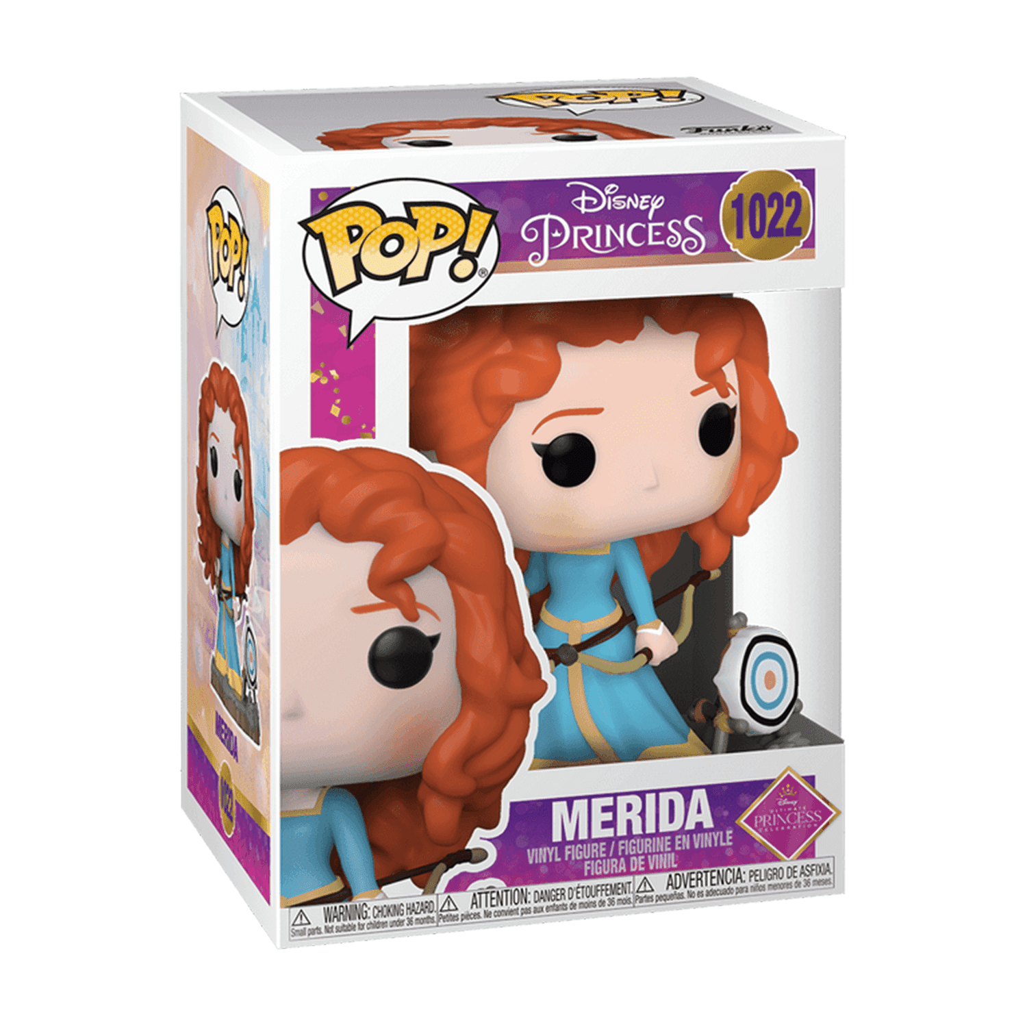 Funko Pop! Disney: Ultimate Princess - Merida #1022 - مجسمات أنمي Funko Pop! Disney: Ultimate Princess - Merida #1022 - مجسمات أنمي