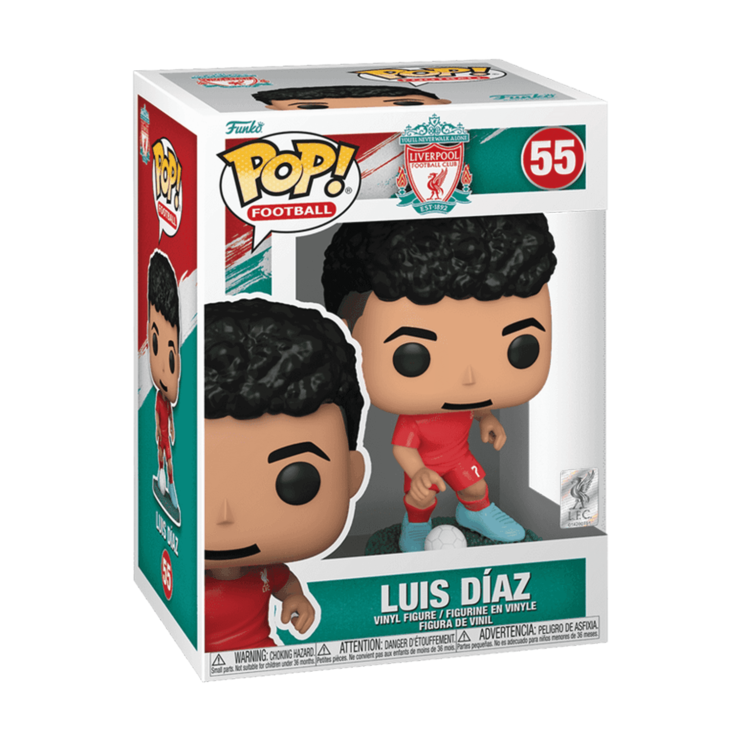 Funko Pop! Football: LFC - Luis Dias #55 - مجسمات المشاهير Funko Pop! Football: LFC - Luis Dias #55 - مجسمات المشاهير