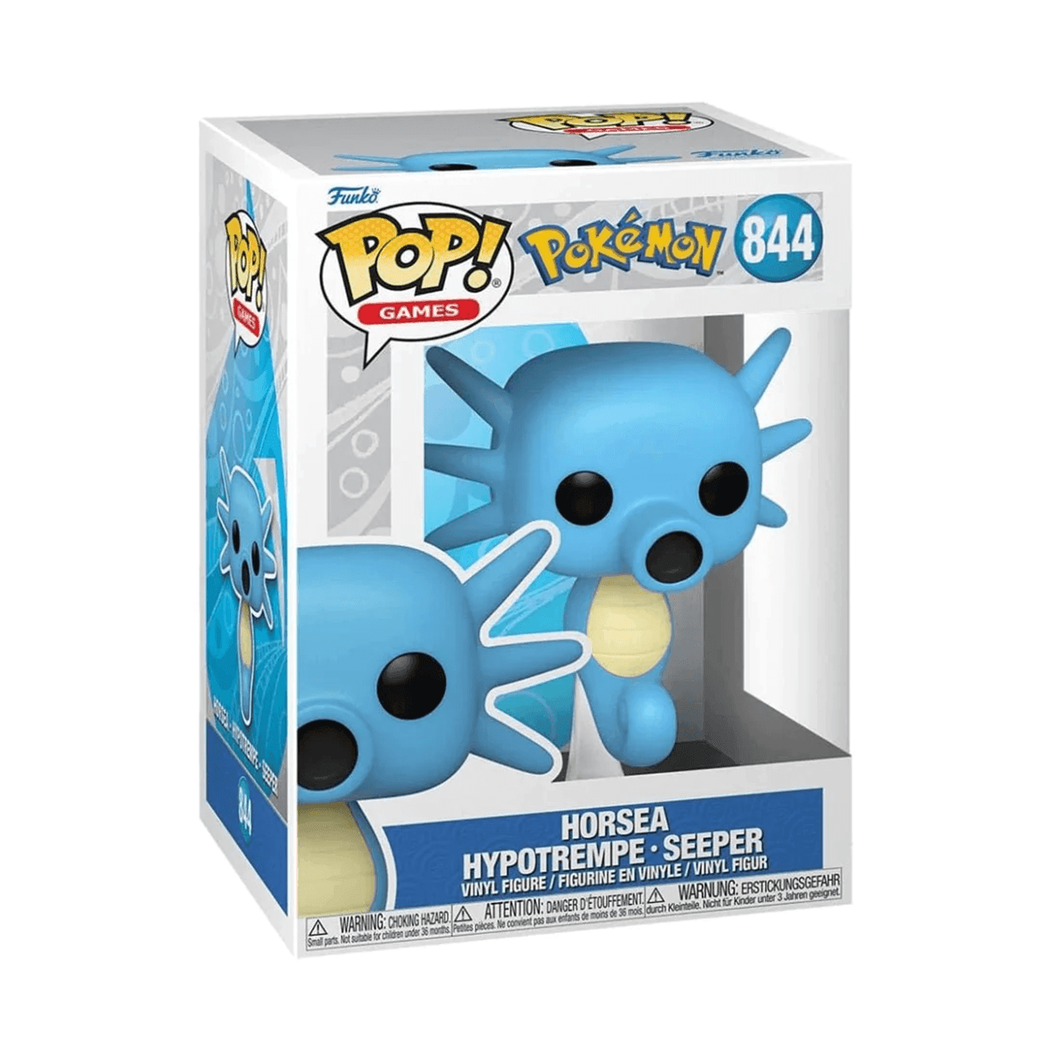 Funko Pop! Games Pokemon - Horsea (EMEA) #844 - مجسمات أنمي