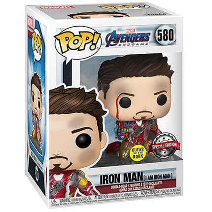 Funko Pop! Marvel Avengers Endgame - I Am Iron Man (EXC) (MT)- #580 - مجسمات مارفل
