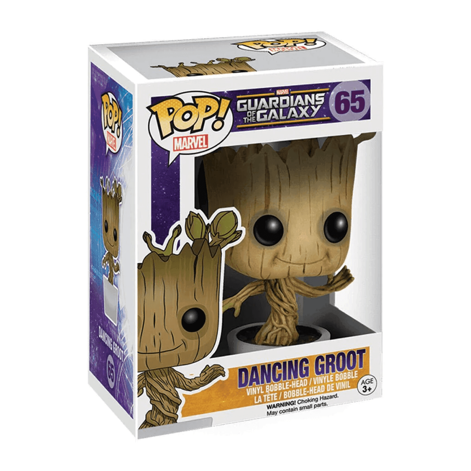Funko Pop! Marvel: Guardians of the Galaxy - Dancing Groot #65 - مجسمات أفلام Funko Pop! Marvel: Guardians of the Galaxy - Dancing Groot #65 - مجسمات أفلام
