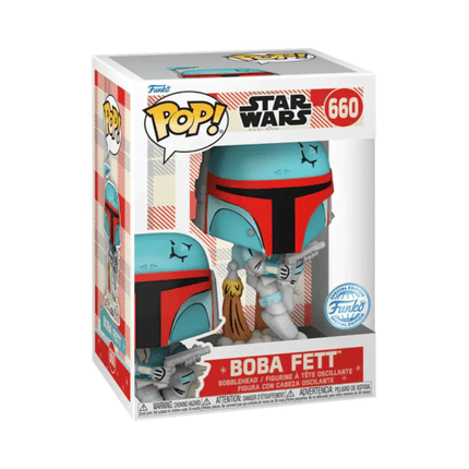 Funko Pop! Star Wars D100 - RR Boba Fett (Exc) #660 - مجسمات أفلام