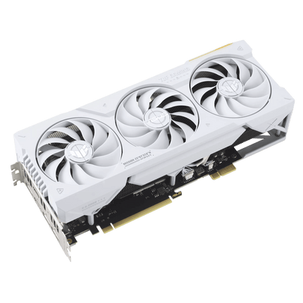 كرت شاشة ASUS TUF Gaming GeForce RTX™ 4070 Ti SUPER BTF White OC Edition 16GB GDDR6X مع بطاقة رسوميات DLSS3 - كرت شاشة 