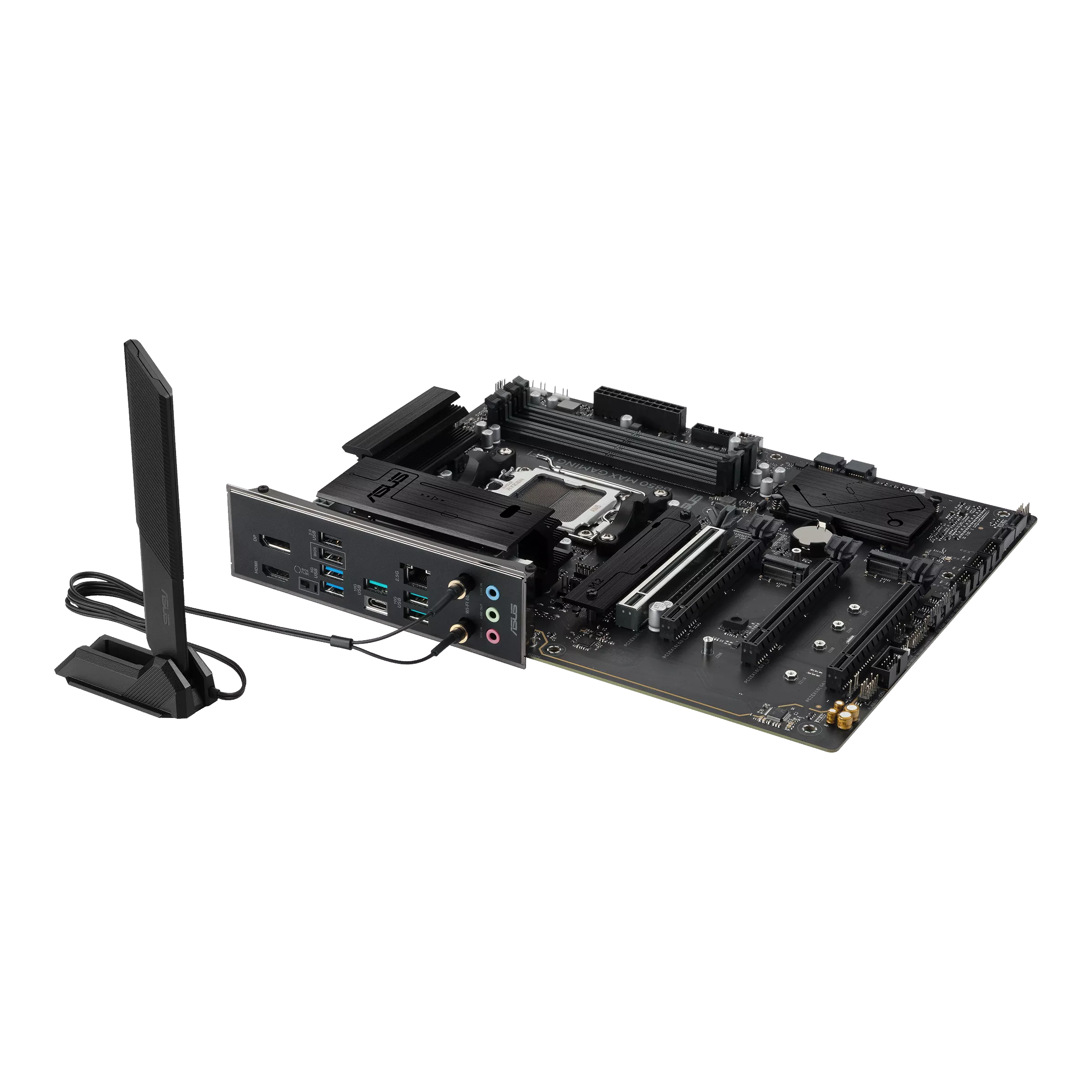 ASUS B850 MAX GAMING WIFI Black AM5 AMD DDR5 GAMING Motherboard - اللوحة الأم