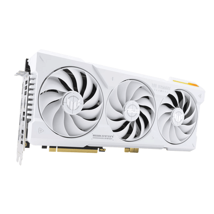 كرت شاشة ASUS TUF Gaming GeForce RTX™ 4070 Ti SUPER BTF White OC Edition 16GB GDDR6X مع بطاقة رسوميات DLSS3 - كرت شاشة 