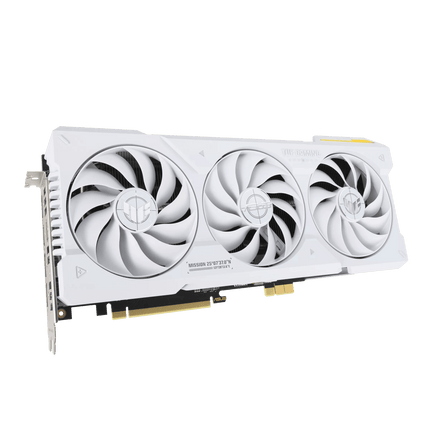 كرت شاشة ASUS TUF Gaming GeForce RTX™ 4070 Ti SUPER BTF White OC Edition 16GB GDDR6X مع بطاقة رسوميات DLSS3 - كرت شاشة 