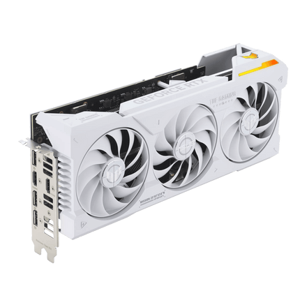 كرت شاشة ASUS TUF Gaming GeForce RTX™ 4070 Ti SUPER BTF White OC Edition 16GB GDDR6X مع بطاقة رسوميات DLSS3 - كرت شاشة 