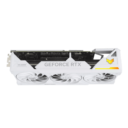 كرت شاشة ASUS TUF Gaming GeForce RTX™ 4070 Ti SUPER BTF White OC Edition 16GB GDDR6X مع بطاقة رسوميات DLSS3 - كرت شاشة 