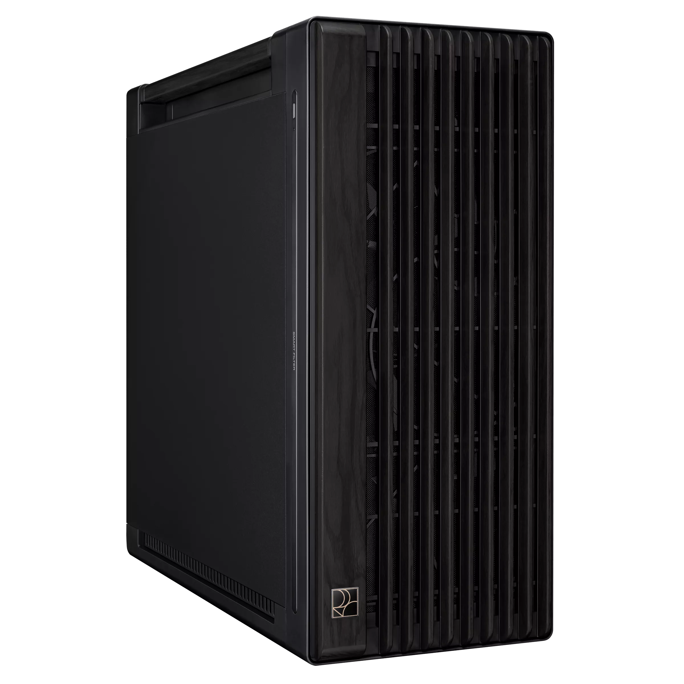 Asus ProArt PA602 Gaming E-ATX Computer Case, 2x 200mm & 1x 140mm Pre-Installed Fans , Dual Air Deflectors, 15.5mm Open Grills, Black- كيس خشب