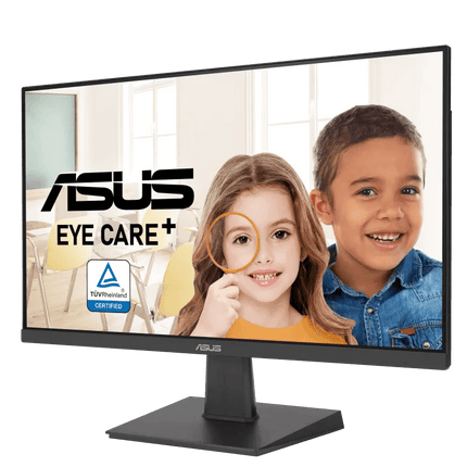 شاشة ألعاب ASUS VA27EHF Eye Care – مقاس 27 بوصة، IPS، Full HD، بدون إطار، 100 هرتز، Adaptive-Sync، 1 مللي ثانية MPRT، HDMI، ضوء أزرق منخفض، خالية من الوميض، قابلة للتثبيت على الحائط - شاشة العاب