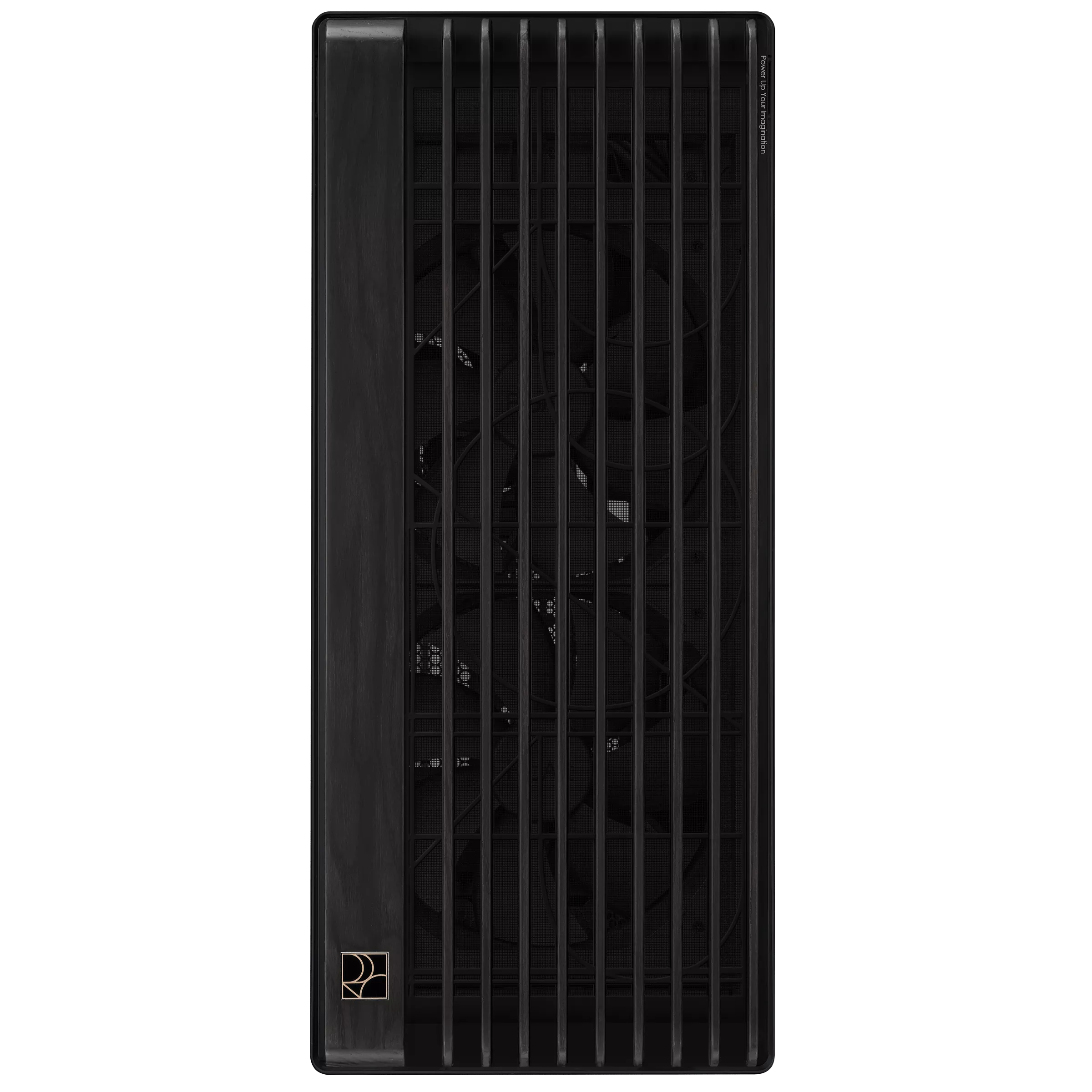 Asus ProArt PA602 Gaming E-ATX Computer Case, 2x 200mm & 1x 140mm Pre-Installed Fans , Dual Air Deflectors, 15.5mm Open Grills, Black- كيس خشب