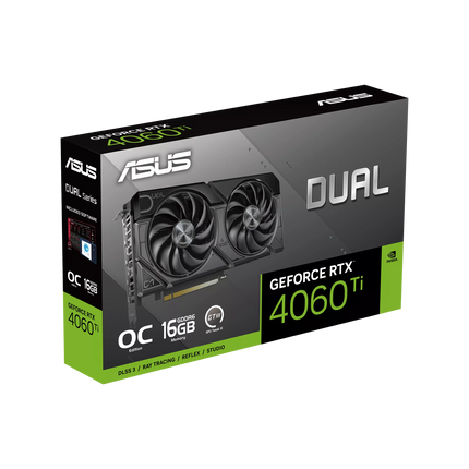 ASUS Dual GeForce RTX™ 4060 Ti EVO OC Edition 16GB GDDR6 - كرت شاشة 