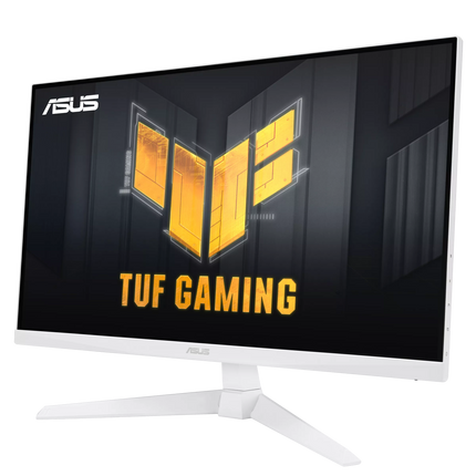 شاشة ألعاب ASUS TUF Gaming VG279Q3A-W - 27 بوصة، FHD (1920x1080)، 180 هرتز، IPS سريع، ELMB Sync، 1 مللي ثانية (GTG)، FreeSync Premium™، G-Sync Variable Overdrive، 99% sRGB - أبيض - شاشه بيضاء