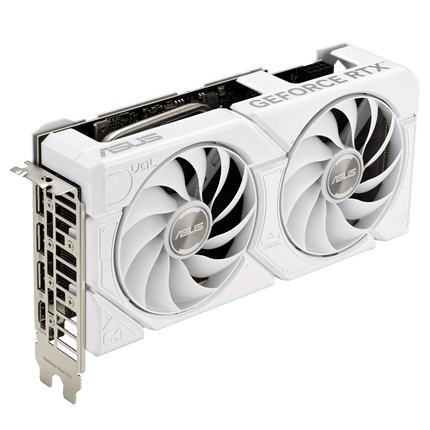 ASUS Dual GeForce RTX 4060 EVO White OC Edition 8GB GDDR6 - كرت شاشة أبيض 