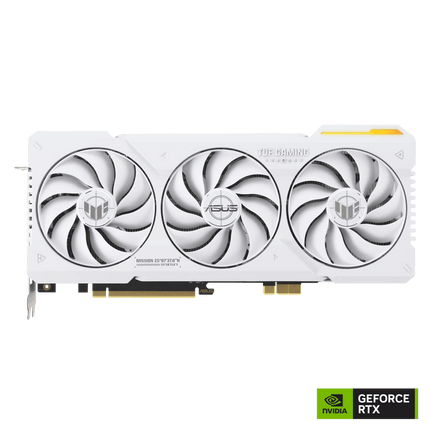 كرت شاشة ASUS TUF Gaming GeForce RTX™ 4070 Ti SUPER BTF White OC Edition 16GB GDDR6X مع بطاقة رسوميات DLSS3 - كرت شاشة 