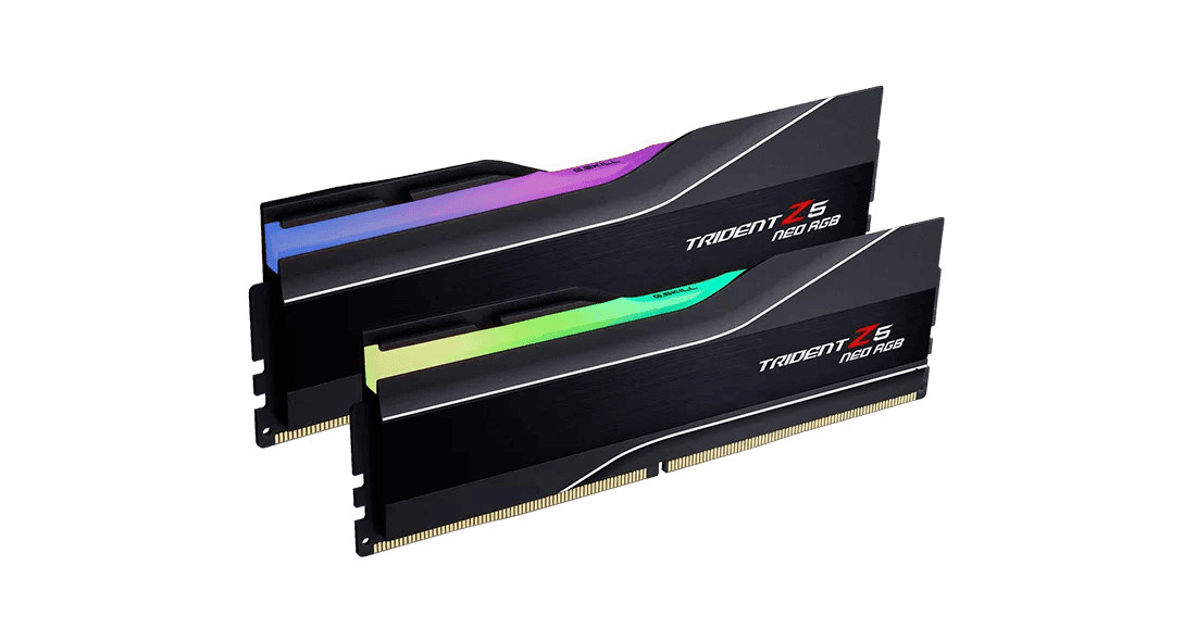 G.SKILL Trident Z5 Neo RGB Series 32GB (2 x 16GB) CL30 PC RAM DDR5 6000 MHZ - BLACK - الذاكرة العشوائية