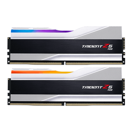 G.SKILL Trident Z5 RGB Series 32GB (2 x 16GB) CL30 PC RAM DDR5 6000 MHZ-SLIVER - الذاكرة العشوائية