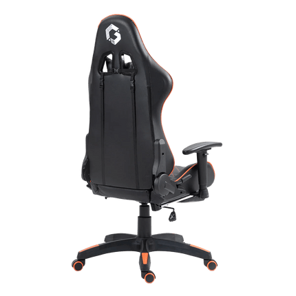 GAMEON GO-BC4D-BO Gaming Chair with Adjustable 2D Armrest & Foot Rest - Orange/Black - كرسي - PC BUILDER QATAR - Best PC Gaming Store in Qatar 