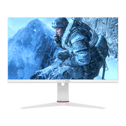 Gameon GOA24FHD360IPS Artic Pro Series 24.5" Gaming Monitor FHD, Fast IPS 360Hz, E-LED Display MPRT 0.5ms, HDMI 2.1, VESA Mount, Adaptive-Sync G-Sync with RBG Elements (Support PS5 / XBOX ) White - شاشة ألعاب سريعة - PC BUILDER QATAR - Best PC Gaming Store in Qatar 