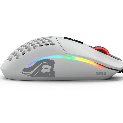 Glorious Gaming Mouse Model I - Matte White - فأرة - PC BUILDER QATAR - Best PC Gaming Store in Qatar 
