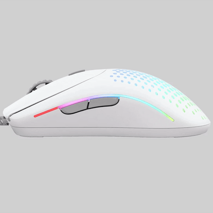 Glorious Model O 2 Wired RGB Gaming Mouse White Ultralight 59-BAMF 2.0 Sensor - فأرة - PC BUILDER QATAR - Best PC Gaming Store in Qatar 