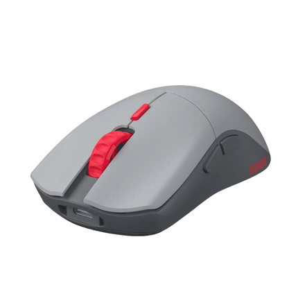 Glorious Series One PRO Wireless Mouse - Centauri - Grey/Red - Forge - موس أحترافي جدا - PC BUILDER QATAR - Best PC Gaming Store in Qatar 