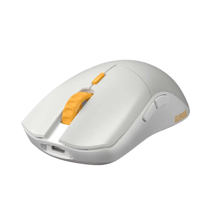 Glorious Series One PRO Wireless Mouse - Genos - Grey/Gold - Forge - موس أحترافي جدا - PC BUILDER QATAR - Best PC Gaming Store in Qatar 