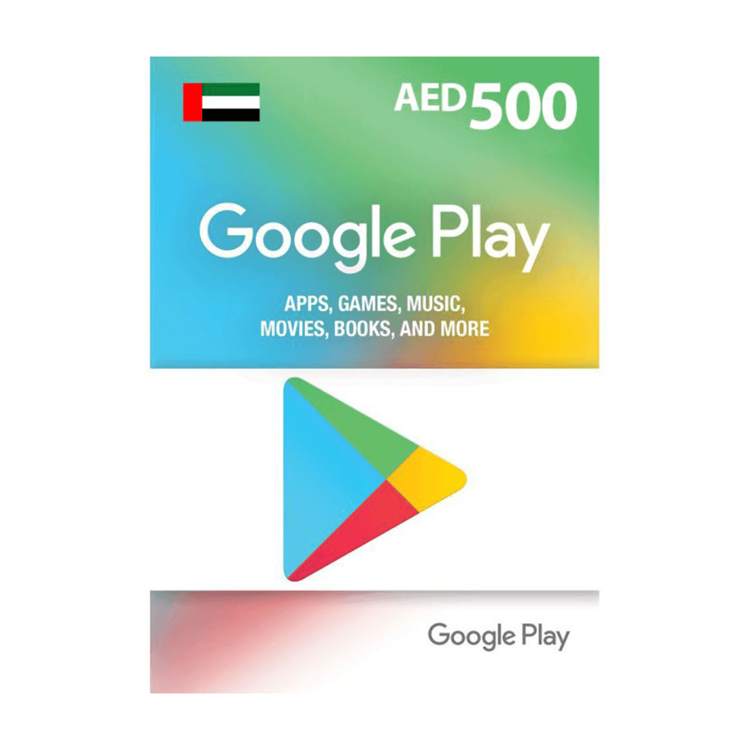 Google Play UAE 500AED - بطاقة شحن Google Play UAE 500AED - بطاقة شحن