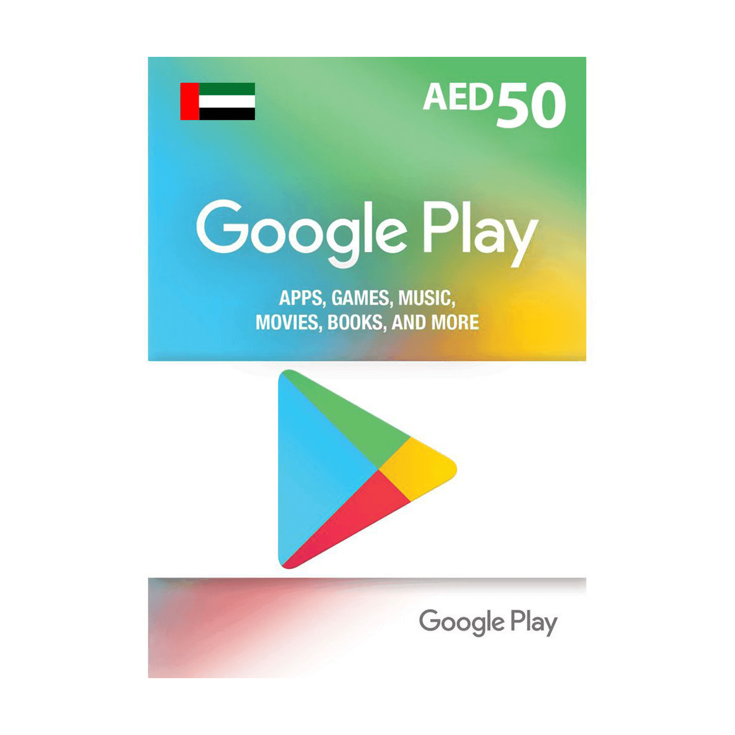 Google Play UAE 50AED - بطاقة شحن Google Play UAE 50AED - بطاقة شحن
