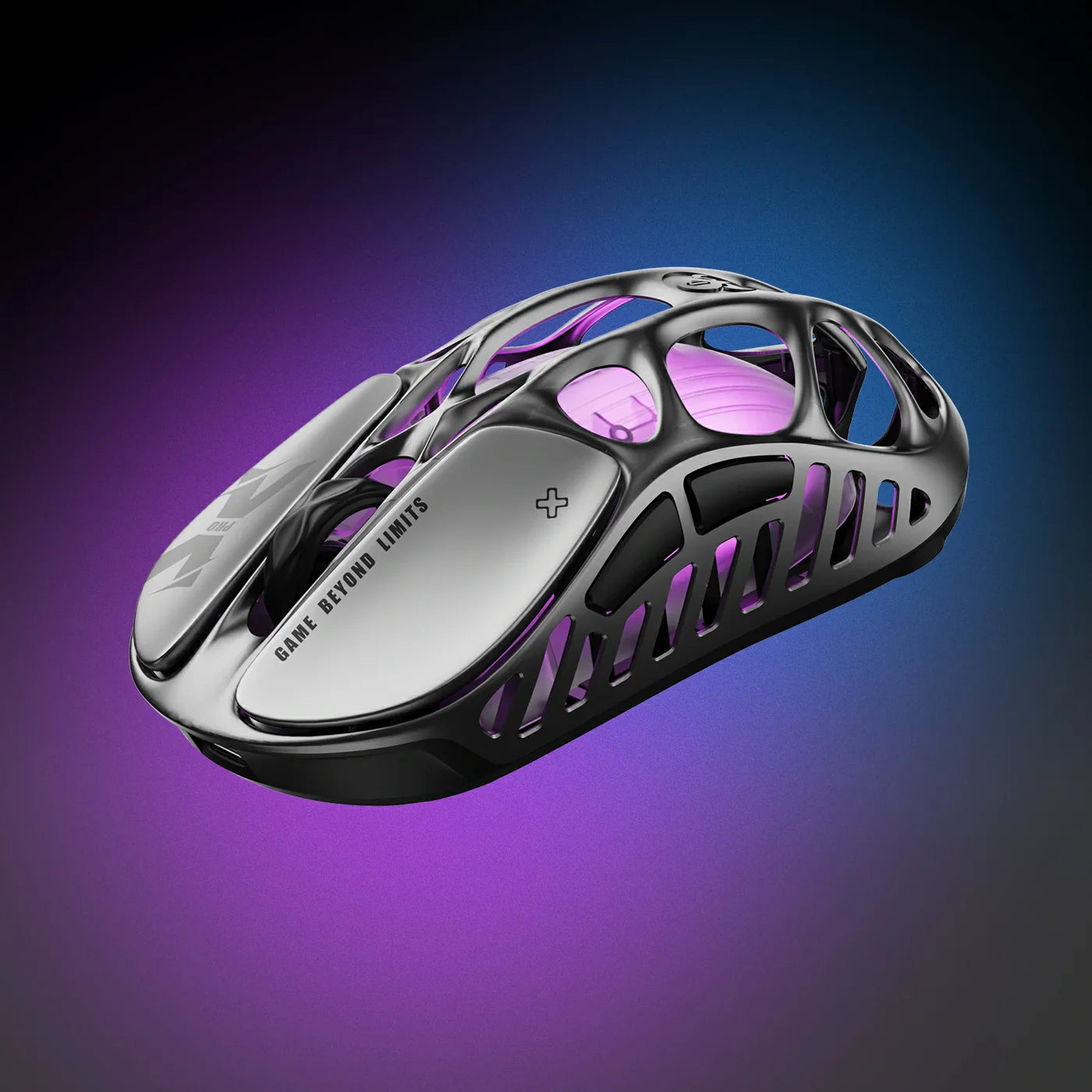 GravaStar Mercury X Pro Wireless Gaming Mouse GM+8K Dongle – Interstellar Silver - ماوس قيمينغ احترافي