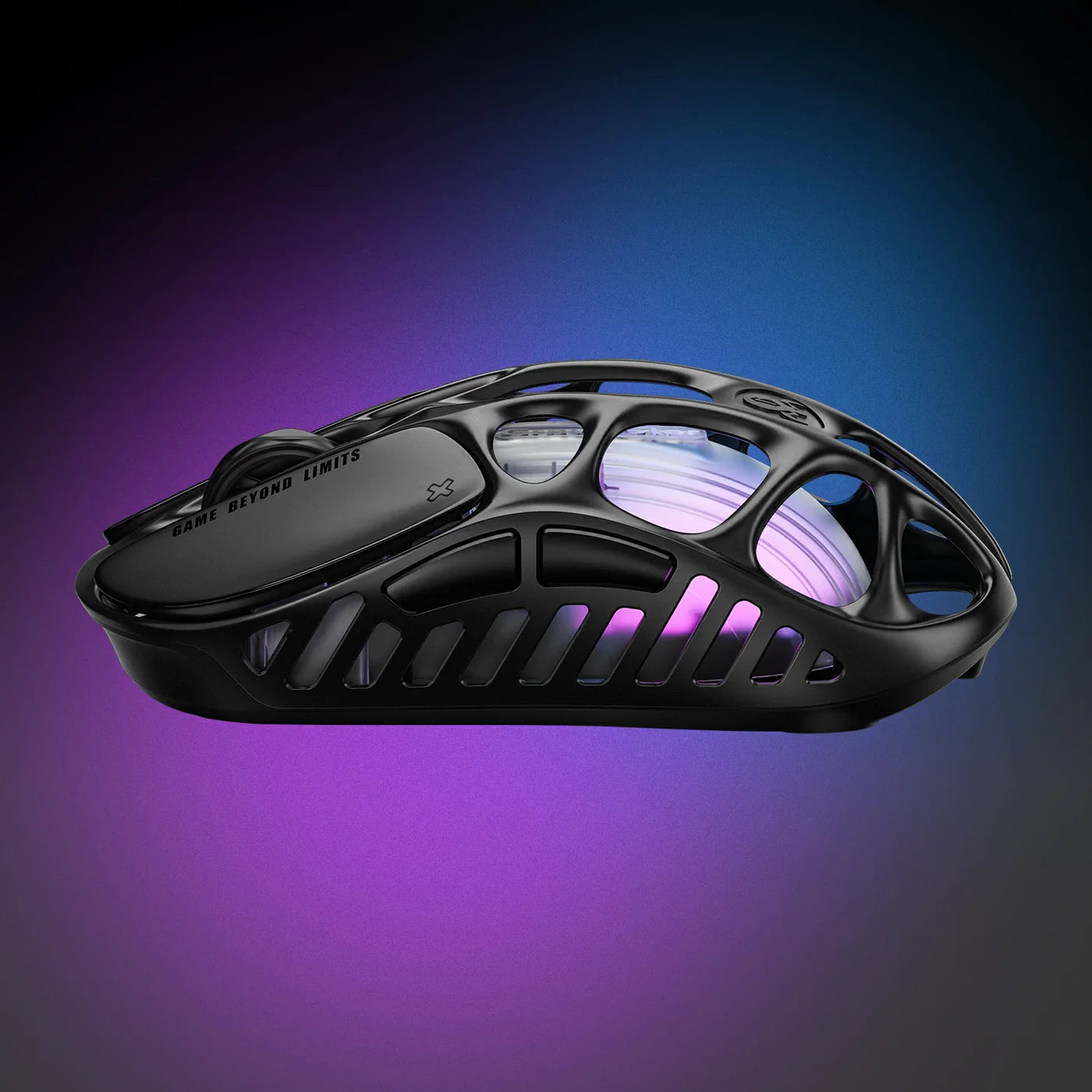 GRAVASTAR MERCURY X Pro Wireless GM+8K - Galaxy Black - ماوس قيمينغ احترافي