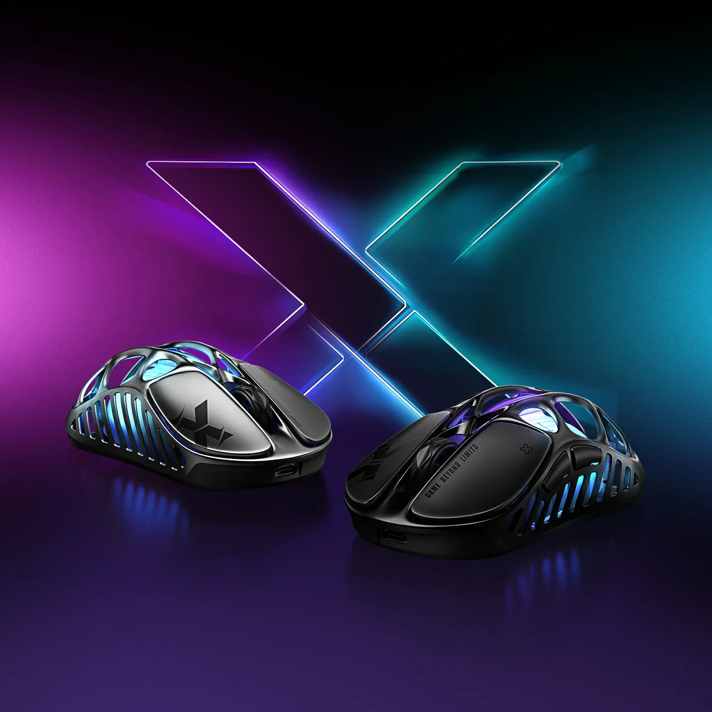 GRAVASTAR MERCURY X Wireless Gaming Mouse – Interstellar Silver - ماوس قيمينغ احترافي