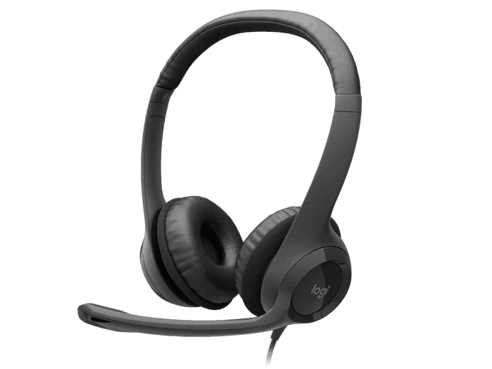 Logitech H390 USB Headset with Noise-Canceling Mic For Office - سماعه مكتبيه Logitech H390 USB Headset with Noise-Canceling Mic For Office - سماعه مكتبيه