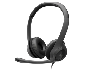 Logitech H390 USB Headset with Noise-Canceling Mic For Office - سماعه مكتبيه