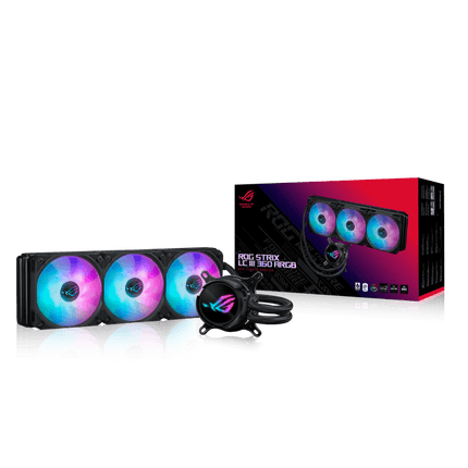 ASUS ROG STRIX LC III 360 ARGB COOLER BLACK - مبرد ممتاز آر جي بي أسود