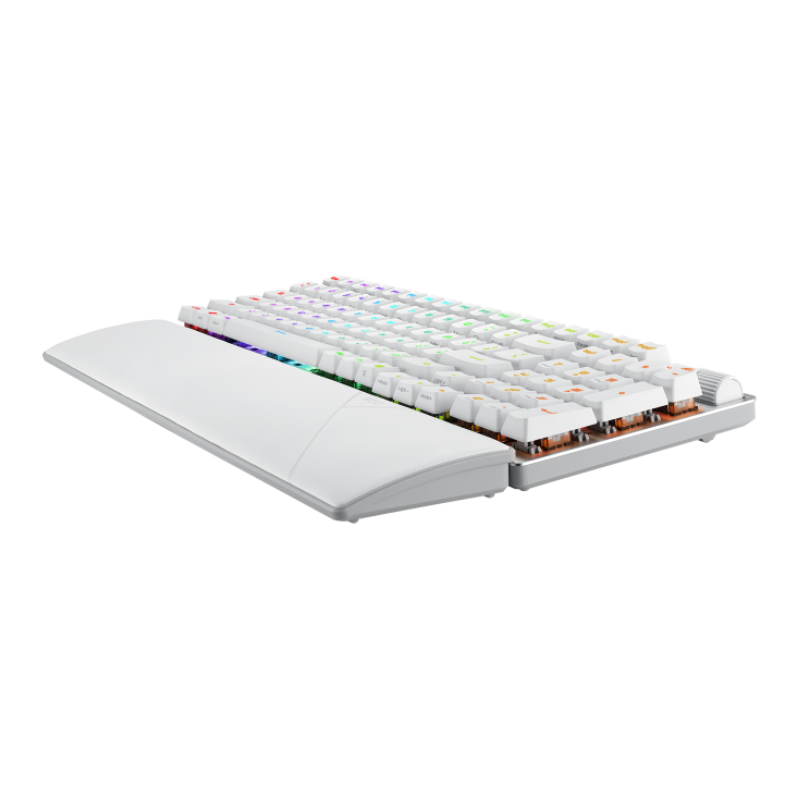 ASUS X902 SCOPE II 96 RX WIRELESS GAMING KEYBOARD SWITCHES/ARABIC /ABS KEYACAPS White - كيبورد احترايفي