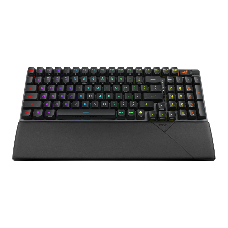 ASUS X902 SCOPE II 96 RX WIRELESS GAMING KEYBOARD SWITCHES/ARABIC /ABS KEYACAPS Black - كيبورد احترايفي