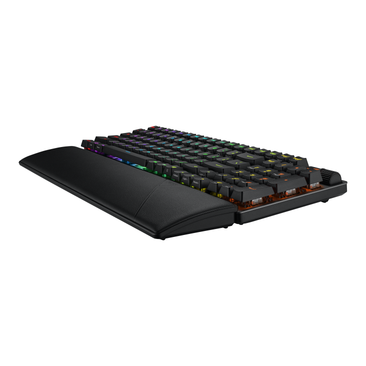 ASUS X902 SCOPE II 96 RX WIRELESS GAMING KEYBOARD SWITCHES/ARABIC /ABS KEYACAPS Black - كيبورد احترايفي