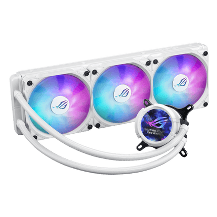 ASUS ROG STRIX LC III 360 ARGB LCD COOLER White - مبرد ممتاز مع شاشه  أبيض