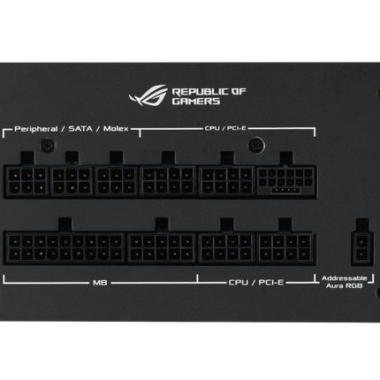 ASUS ROG STRIX 1200W AURA 80+ GOLD Full Modular ATX 3.0 Compatible PCI-E 5.0 - مزود طاقه