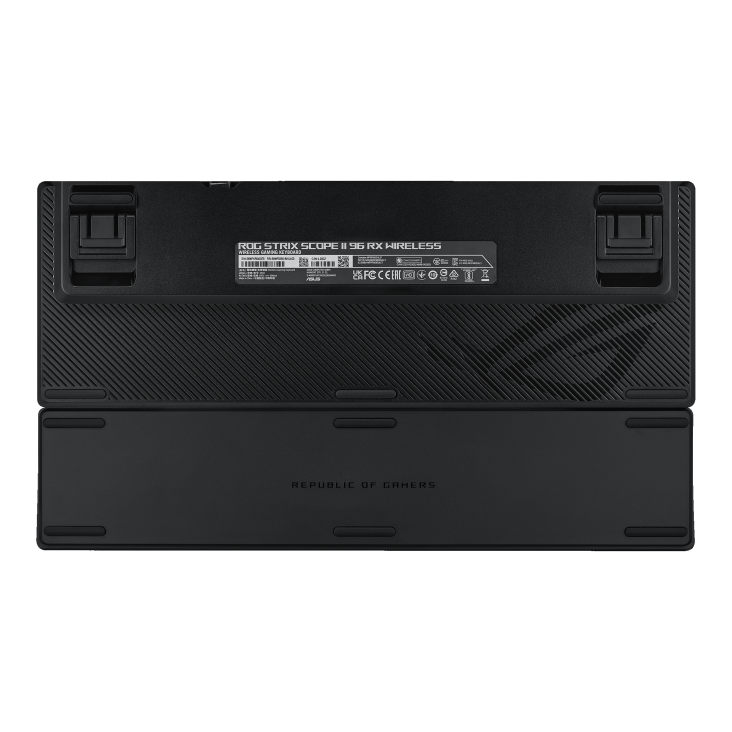 ASUS X902 SCOPE II 96 RX WIRELESS GAMING KEYBOARD SWITCHES/ARABIC /ABS KEYACAPS Black - كيبورد احترايفي