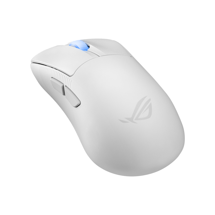 ASUS P714 ASUS ROG KERIS II ACE WIRELESS AIMPOINT WHITE GAMING MOUSE AIMPOINT PRO, 42000DPI - ماوس احترافي