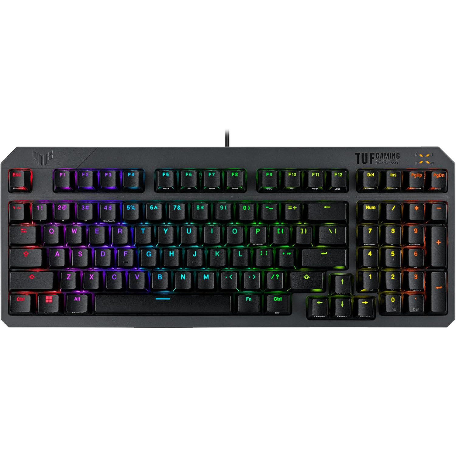 ASUS RA07 TUF K3 GEN II /RD/AR/ABS//KB OPTICAL Keyboard RGB - كيبورد احترافي