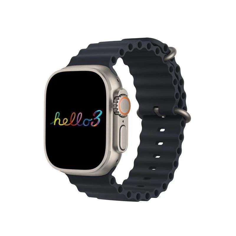 Hello Watch 3 Plus Ultra Smartwatch AMOLED 4GB ROM NFC Compass Bluetoo ...