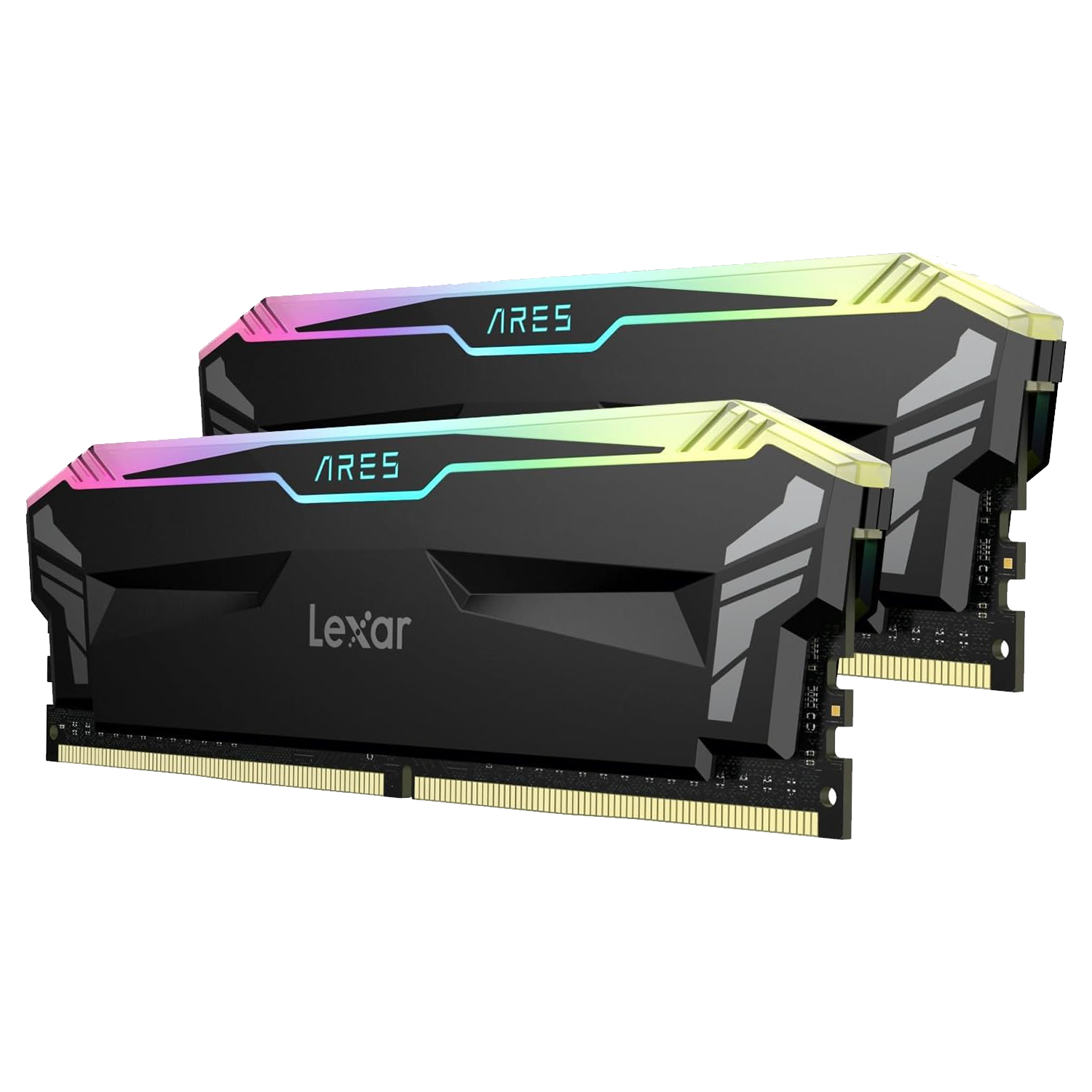 Lexar ARES RGB DDR4 RAM 16GB Kit (2x8GB) 3600MHz CL18 DDR4 Black - الذاكرة العشوائية