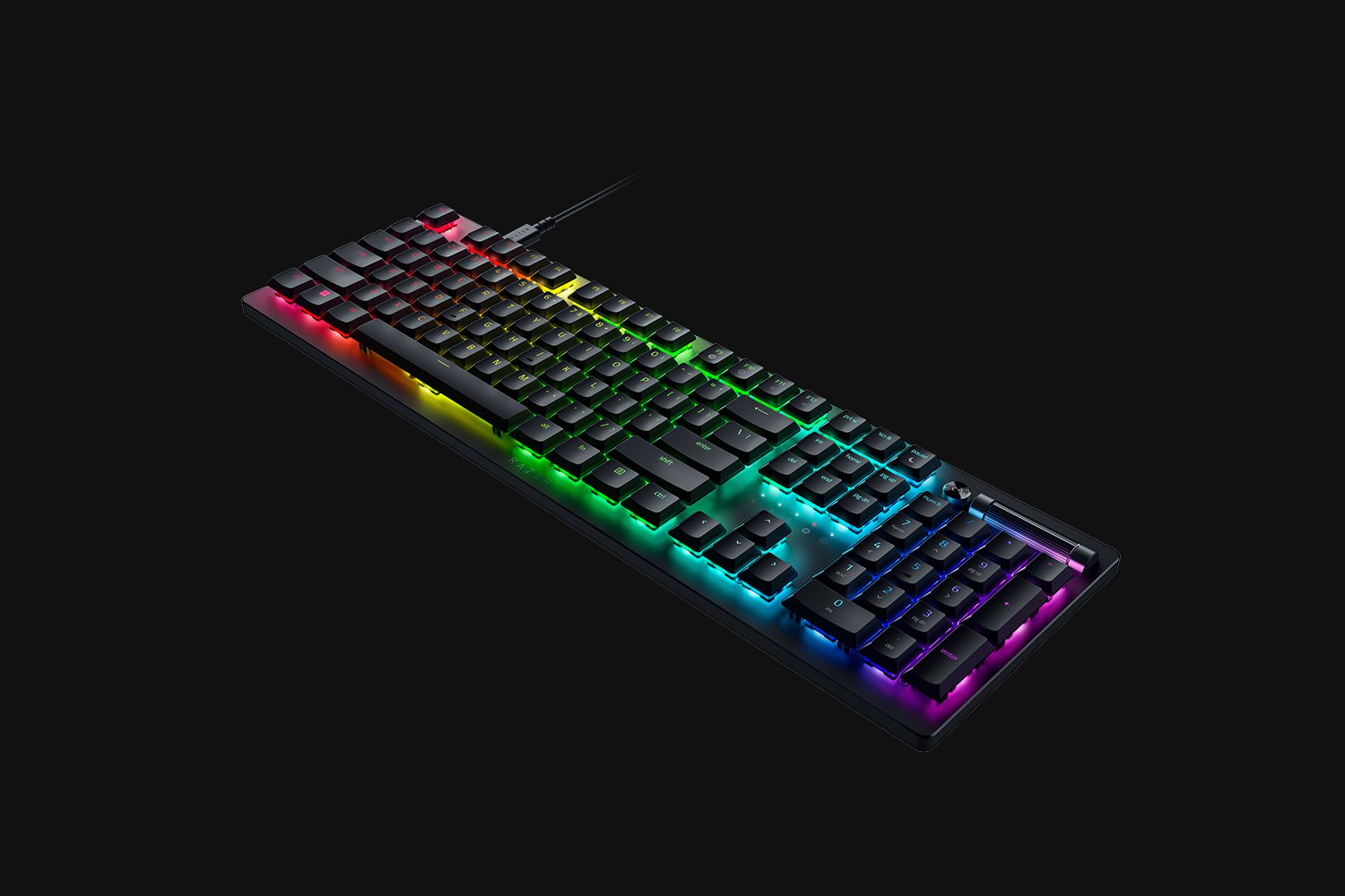 لوحة مفاتيح الألعاب الميكانيكية Razer DeathStalker V2: مفاتيح حمراء سلسة وصامتة - كيبورد ريزر الرأس