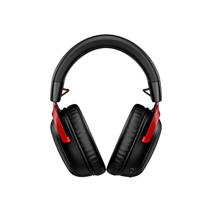 HyperX Cloud III S Wireless , Bluetooth, Battery Life up to 120 Hours 2.4GHz / 200 Hours Bluetooth, Detachable Mic – Black/Red - سماعة قيمنق لاسلكية