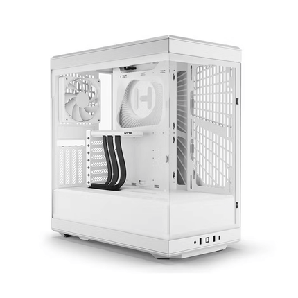 Hyte Y40 ATX Mid Tower S-Tier Aesthetic Case - Snow White - كيس